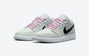 Refreshing pink embellishment! The new Air Jordan 1 Low SE CZ0776-300 is coming soon!