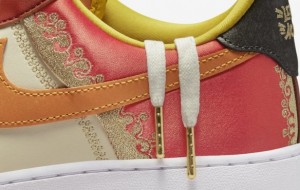 Nike Air Force 1 Low "Little Accra" Habanero DV4463-600 Embroidered Red Silk! The texture is luxurious enough!