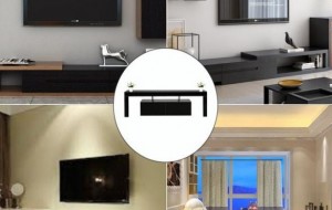 Types of TV wall shelf