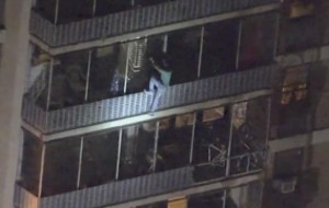 Like a real Spider-man, man climbs down 19-storey building to escape fire