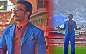 Arsenal tweeted a Video of Ranveer Singh rapping   during Premier League clash at Emirates Stadium